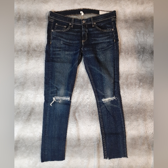 rag & bone Skinny Distressed Jeans 29 x 26 - Picture 4 of 8
